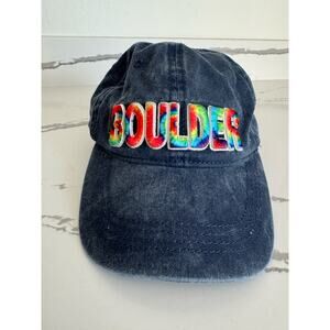Boulder Rainbow Embroidered Hat Women's‎ Adjustable